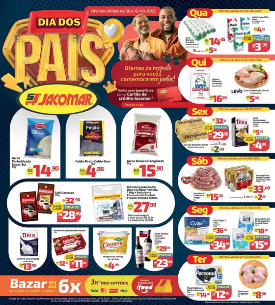 Catálogo Supermercado Jacomar em Paranã | Dia Dos Pais | 2025-08-06T00:00:00.000Z - 2025-08-12T00:00:00.000Z