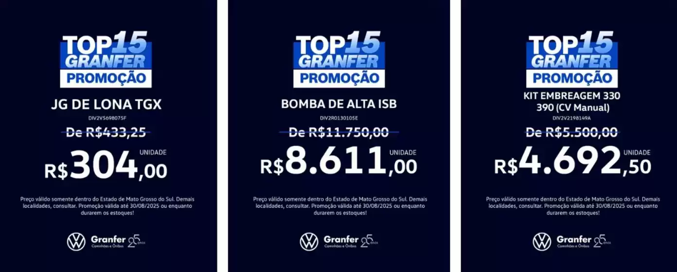 Catálogo Granfer em Jaguapitã | Ofertas Granfer | 2025-08-06T00:00:00.000Z - 2025-08-30T00:00:00.000Z