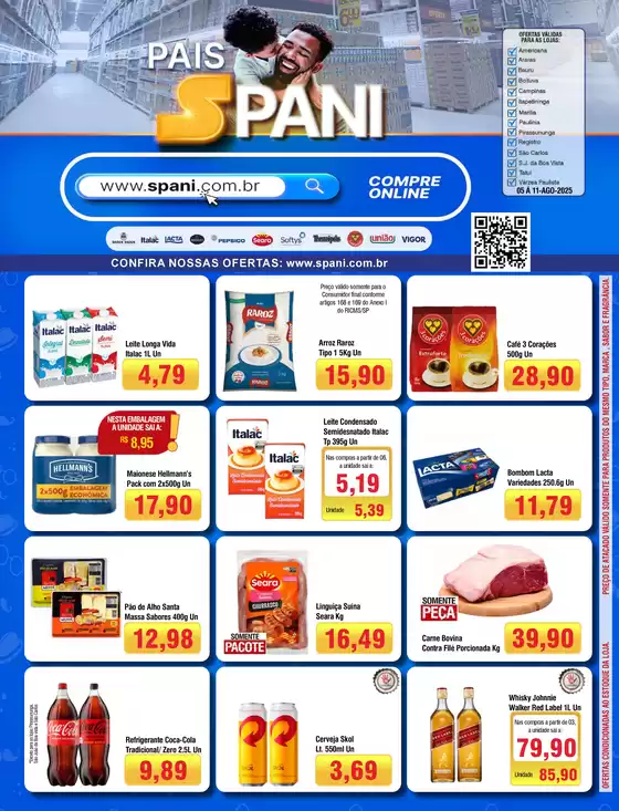 Catálogo Spani Atacadista | Melhores ofertas para compradores econômicos | 2025-08-06T00:00:00.000Z - 2025-08-11T00:00:00.000Z