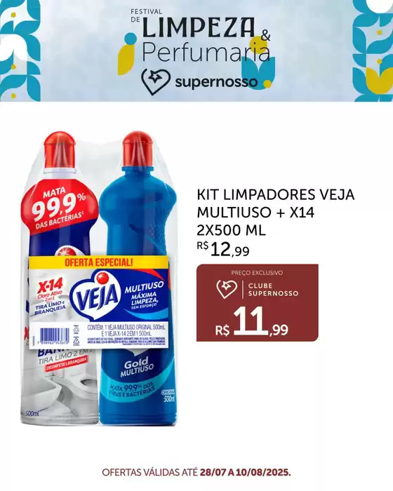Catálogo Super Nosso | Melhores ofertas e descontos | 2025-07-28T00:00:00.000Z - 2025-08-10T00:00:00.000Z