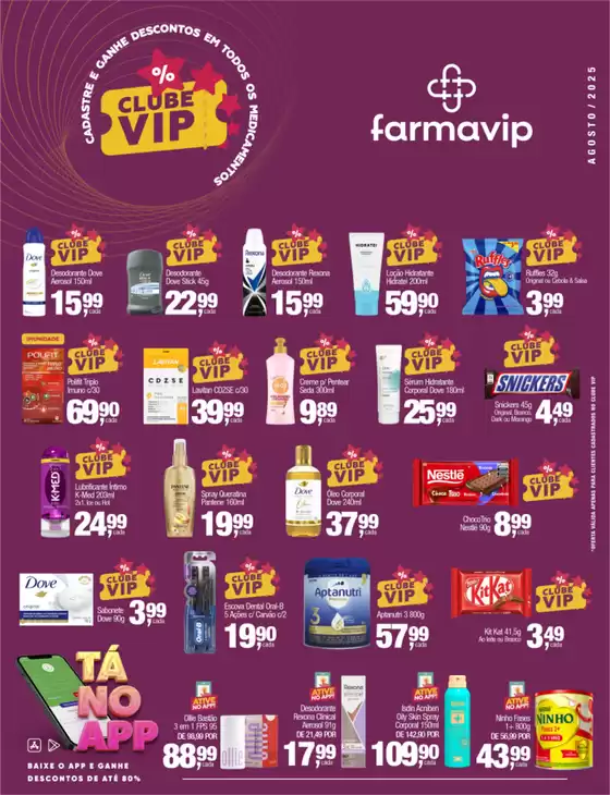 Catálogo Farmavip em Valparaíso | Encarte Farmavip | 2025-08-01T00:00:00.000Z - 2025-08-31T00:00:00.000Z