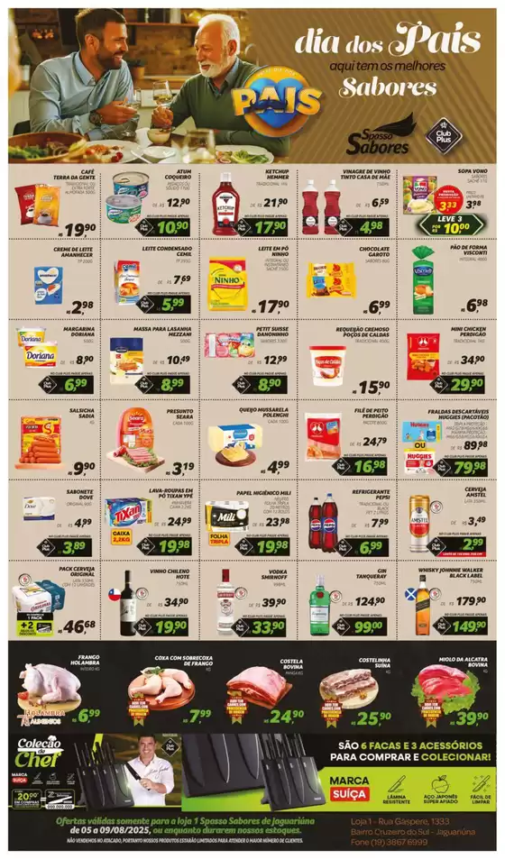 Catálogo Spasso Sabores em Jaguariúna | Ofertas especiais para você | 2025-08-05T00:00:00.000Z - 2025-08-09T00:00:00.000Z