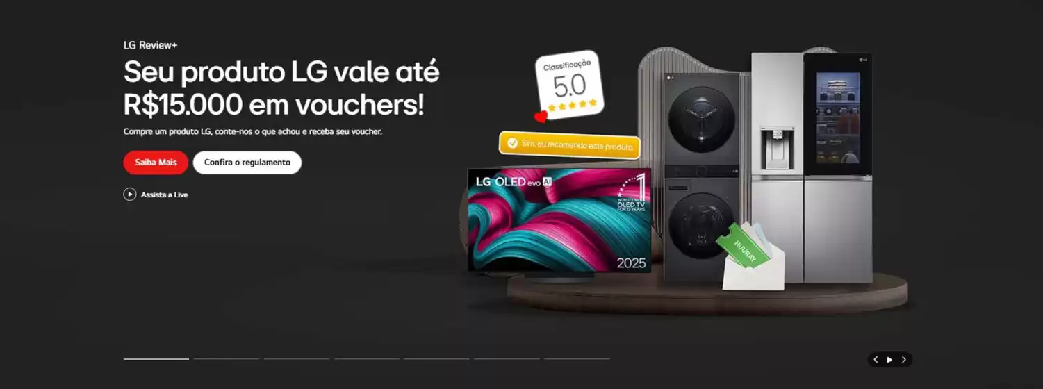 Catálogo LG em Pesqueira | Dia dos Pais! | 2025-08-07T00:00:00.000Z - 2025-08-19T00:00:00.000Z