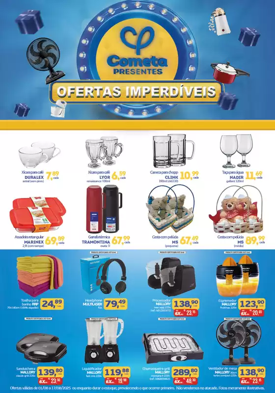 Catálogo Cometa Supermercados em São Francisco do Sul | Ofertas Imperdíveis | 2025-08-07T00:00:00.000Z - 2025-08-17T00:00:00.000Z