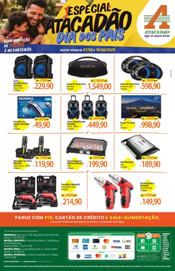 Catálogo Atacadão em Maceió | Grandes descontos em produtos selecionados | 2025-08-07T00:00:00.000Z - 2025-08-10T00:00:00.000Z
