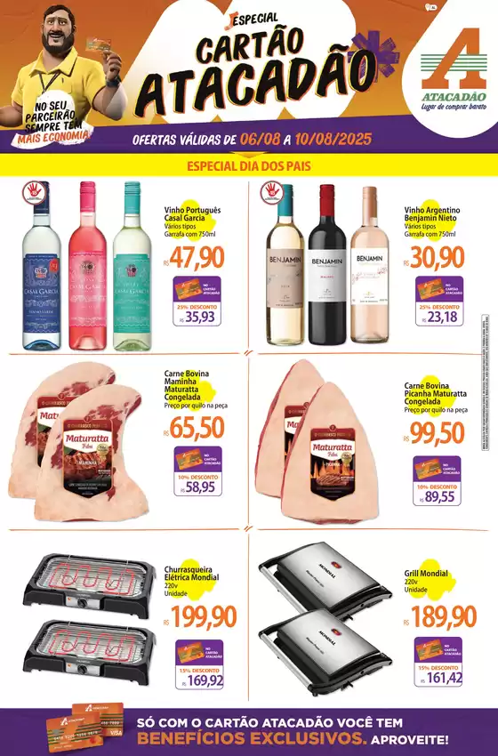 Catálogo Atacadão em Maceió | Atacadão - Cartão Atacadão | 2025-08-07T00:00:00.000Z - 2025-08-10T00:00:00.000Z