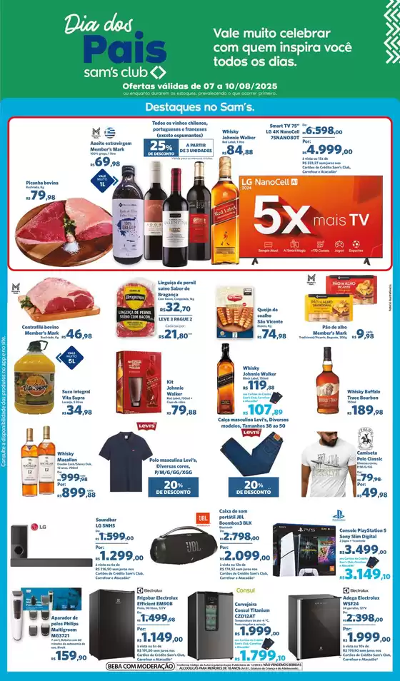 Catálogo Sam's Club em Petrolina | Pechinchas e ofertas atuais | 2025-08-07T00:00:00.000Z - 2025-08-10T00:00:00.000Z