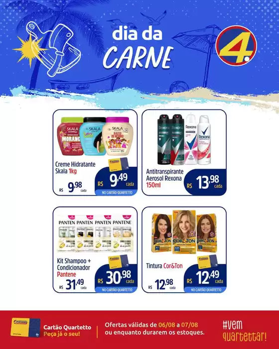 Catálogo Quartetto Supermercados em Bom Despacho | Ofertas para caçadores de pechinchas | 2025-08-06T00:00:00.000Z - 2025-08-07T00:00:00.000Z