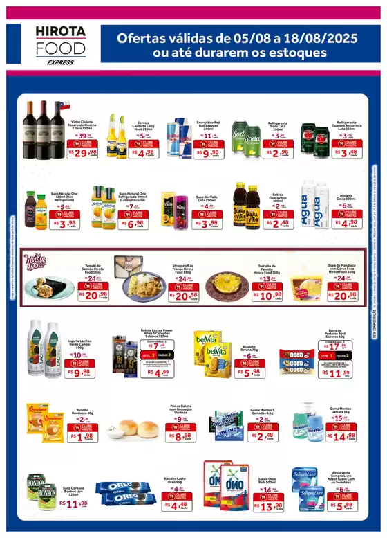 Catálogo Hirota Food Express em Confins | Ofertas Hirota Food Express | 2025-08-05T00:00:00.000Z - 2025-08-18T00:00:00.000Z