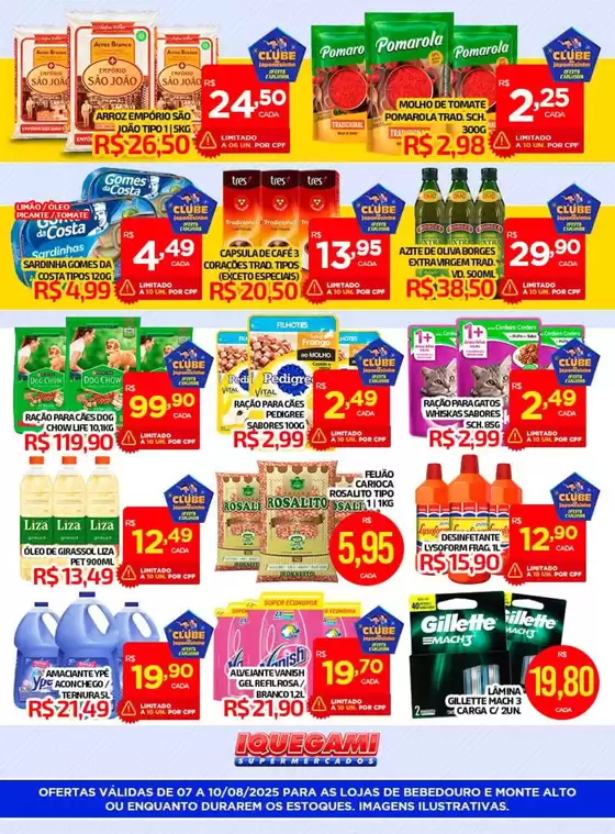 Catálogo Iquegami Supermercados em Itaocara | Ofertas e promoções atuais | 2025-08-07T00:00:00.000Z - 2025-08-10T00:00:00.000Z