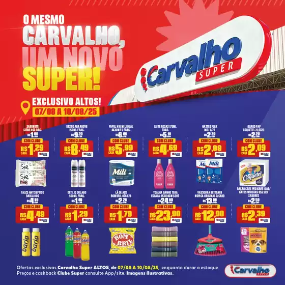 Catálogo Carvalho Supermercado em Tauá | Ofertas exclusivas para nossos clientes | 2025-08-07T00:00:00.000Z - 2025-08-10T00:00:00.000Z