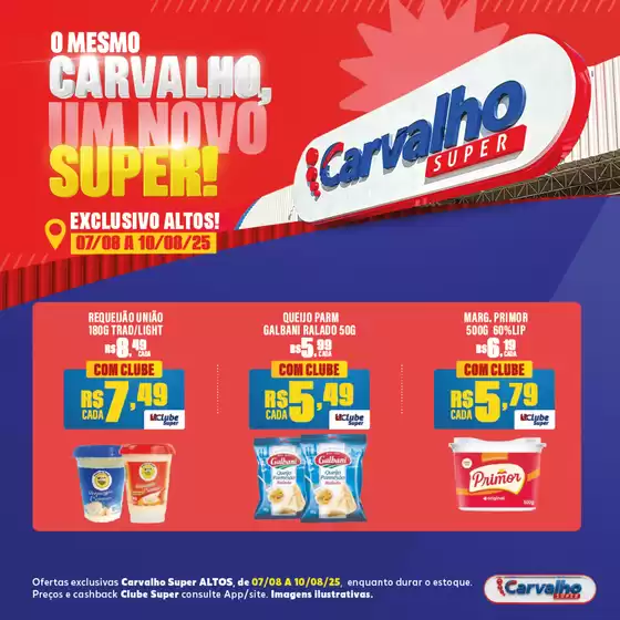 Catálogo Carvalho Supermercado em Tauá | Ofertas exclusivas e pechinchas | 2025-08-07T00:00:00.000Z - 2025-08-10T00:00:00.000Z