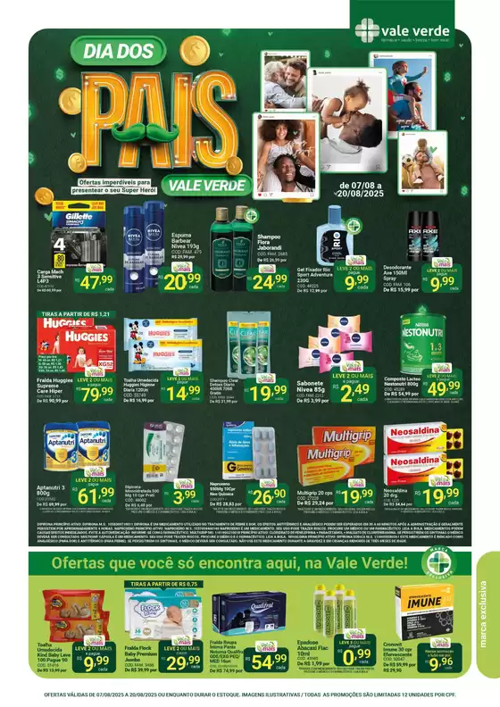 Catálogo Farmácias Vale Verde em Getulina | Ofertas e promoções atuais | 2025-08-07T00:00:00.000Z - 2025-08-20T00:00:00.000Z