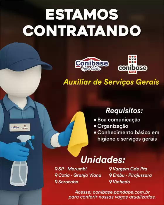 Catálogo Conibase em Itararé | Ofertas especiais para você | 2025-08-08T00:00:00.000Z - 2025-08-31T00:00:00.000Z