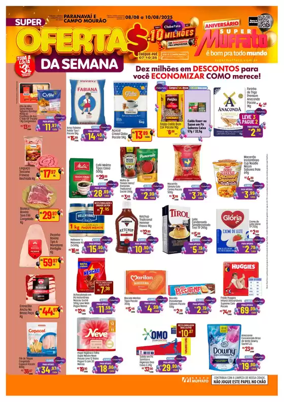 Catálogo Super Muffato em Bragança Paulista | Melhores ofertas para todos os caçadores de pechinchas | 2025-08-08T00:00:00.000Z - 2025-10-08T00:00:00.000Z