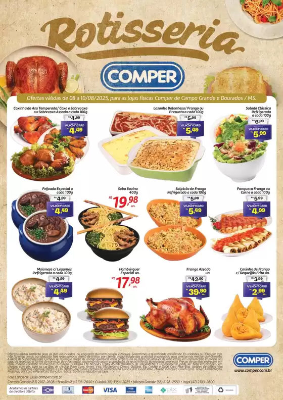 Catálogo Comper em Campo Grande | Rotisseria | 2025-08-08T00:00:00.000Z - 2025-08-10T00:00:00.000Z
