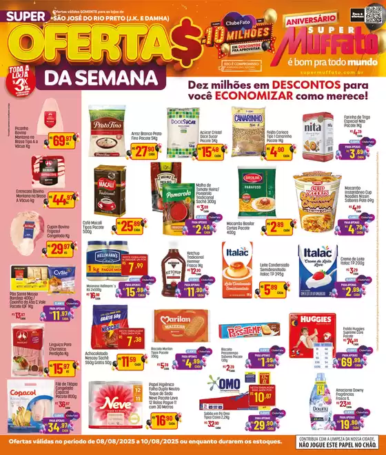 Catálogo Super Muffato em São José do Rio Preto | Nossas melhores pechinchas | 2025-08-08T00:00:00.000Z - 2025-10-08T00:00:00.000Z