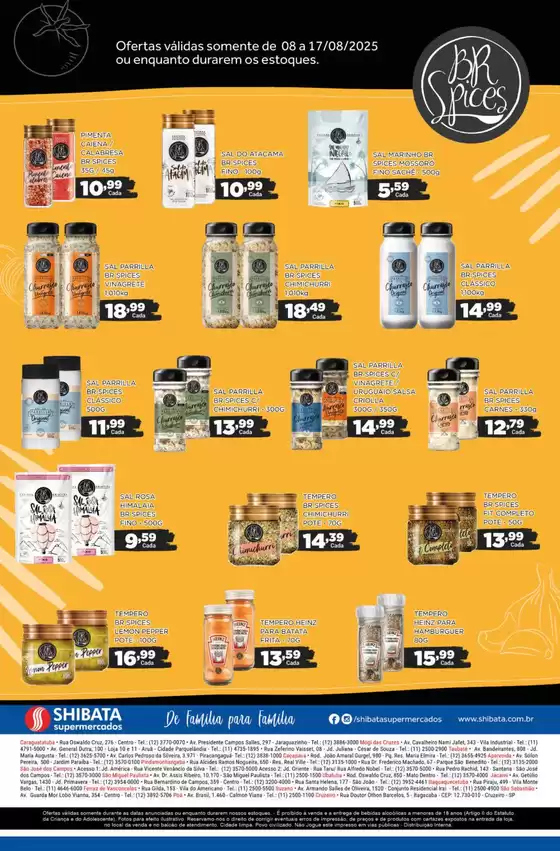Promoções especiais em andamento