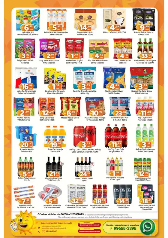 Ofertas especiais atraentes para todos