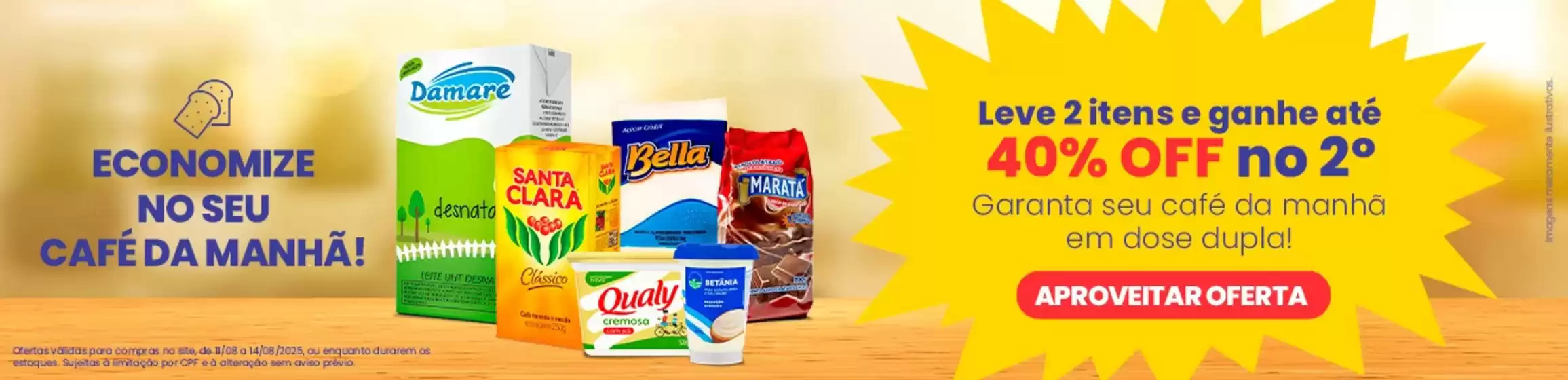 Economize No Seu Café Da Manhã