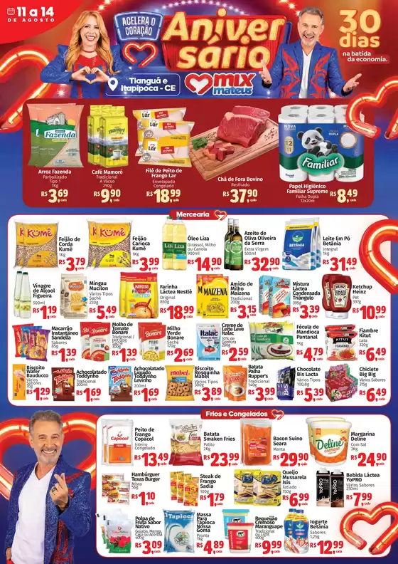 Descontos e promoções