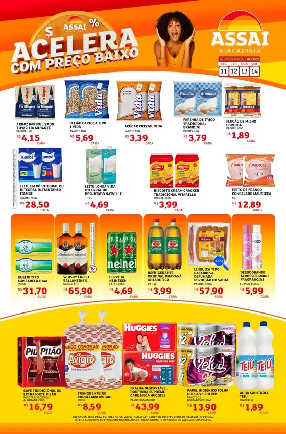 Catálogo Assaí Atacadista em Jataúba | Ótima oferta para caçadores de pechinchas | 2025-08-11T00:00:00.000Z - 2025-08-14T00:00:00.000Z