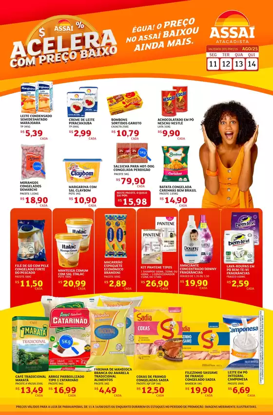 Catálogo Assaí Atacadista em Iporá | Pechinchas e ofertas atuais | 2025-08-11T00:00:00.000Z - 2025-08-14T00:00:00.000Z