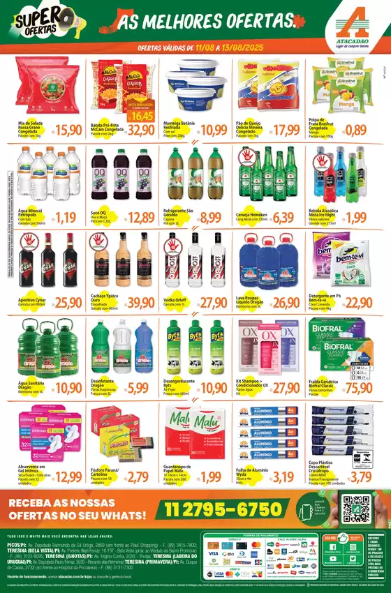 Ofertas especiais atraentes para todos