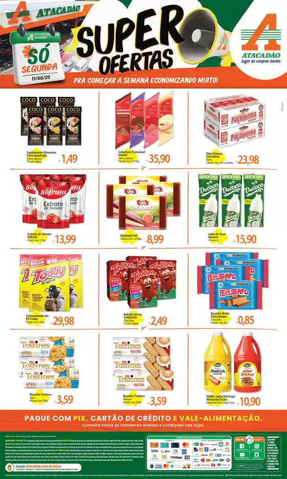 Catálogo Atacadão em São José dos Campos | Melhores ofertas para todos os caçadores de pechinchas | 2025-08-11T00:00:00.000Z - 2025-08-11T00:00:00.000Z