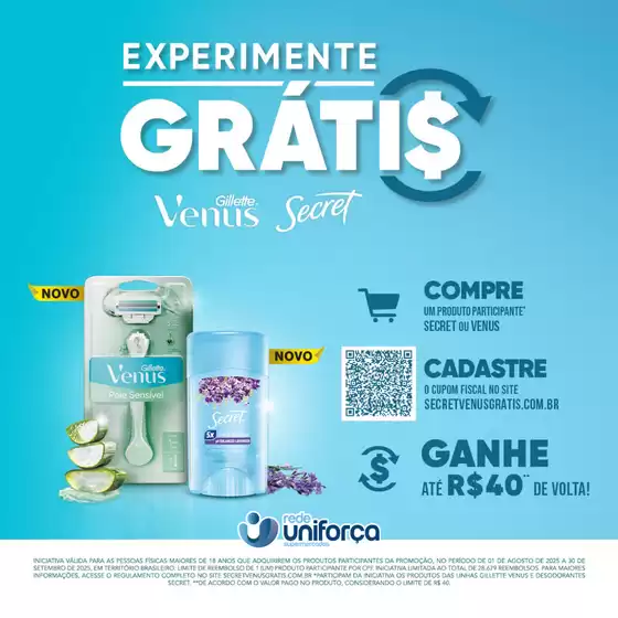 Grandes descontos em produtos selecionados