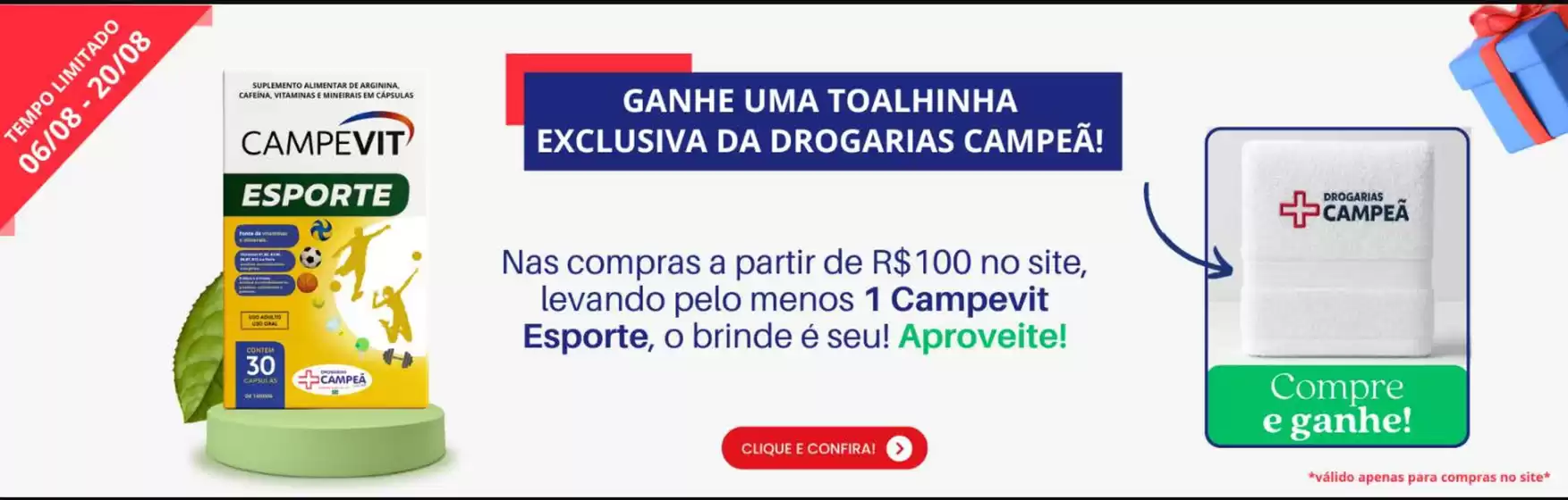 Catálogo Drogarias Campeã em Bom Conselho | Drogarias Campeã ofertas ! | 2025-08-12T00:00:00.000Z - 2025-08-29T00:00:00.000Z