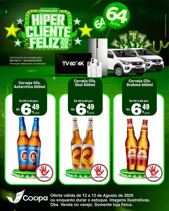Catálogo Cocipa em Bom Conselho | Pechinchas e ofertas atuais | 2025-08-12T00:00:00.000Z - 2025-08-13T00:00:00.000Z