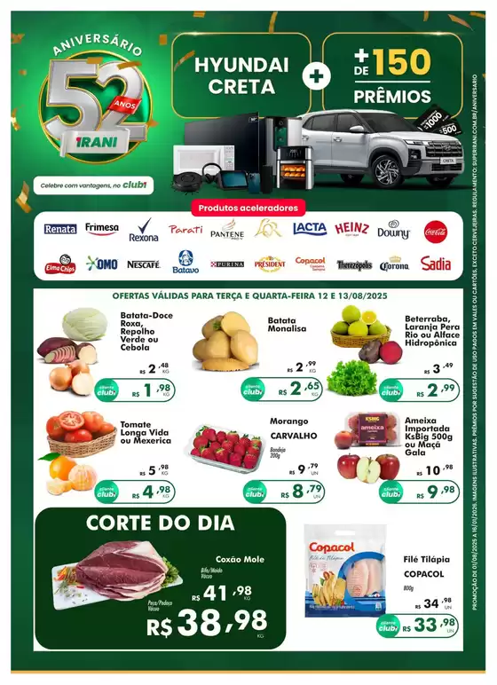 Catálogo Irani Supermercados em Bom Conselho | Encarte Irani Supermercados | 2025-08-12T00:00:00.000Z - 2026-01-16T00:00:00.000Z
