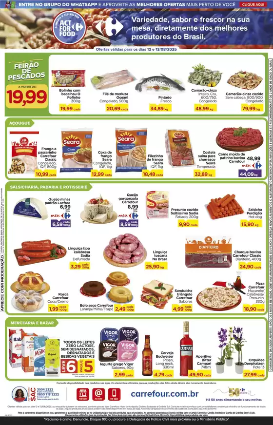 Grandes descontos em produtos selecionados