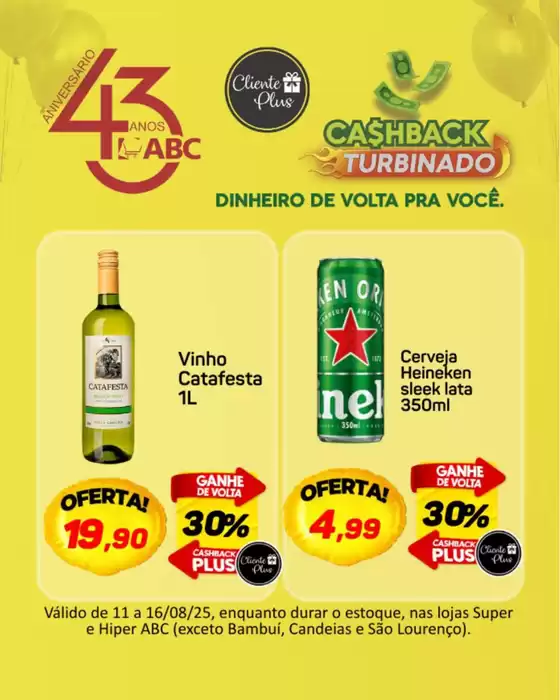 Catálogo Supermercados ABC em Itapipoca | Encarte Supermercados ABC | 2025-08-11T00:00:00.000Z - 2025-08-16T00:00:00.000Z