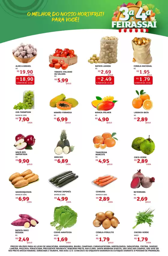 Grandes descontos em produtos selecionados