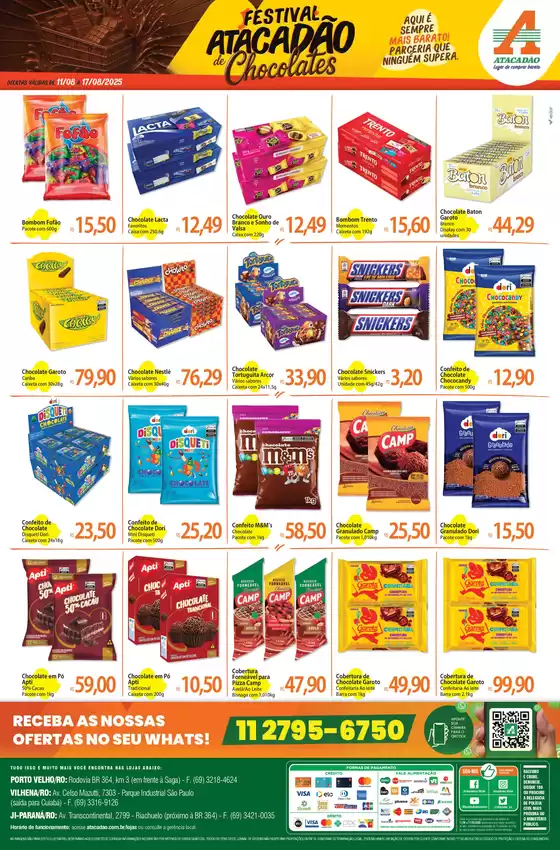 Grandes descontos em produtos selecionados