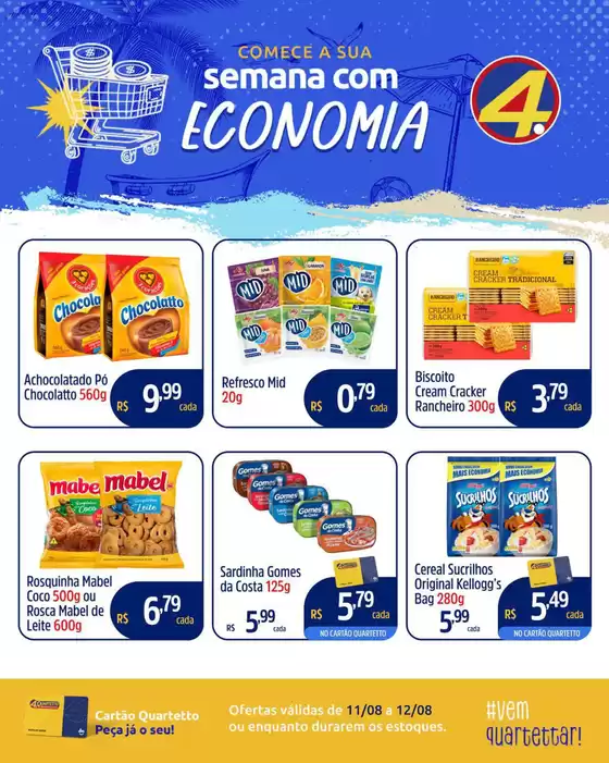 Catálogo Quartetto Supermercados em Porto Nacional | Nossas melhores ofertas para você | 2025-11-08T00:00:00.000Z - 2025-12-08T00:00:00.000Z