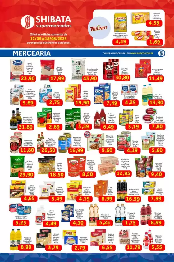 Catálogo Shibata Supermercados em Guarulhos | Ofertas e promoções atuais | 2025-08-12T00:00:00.000Z - 2025-08-18T00:00:00.000Z