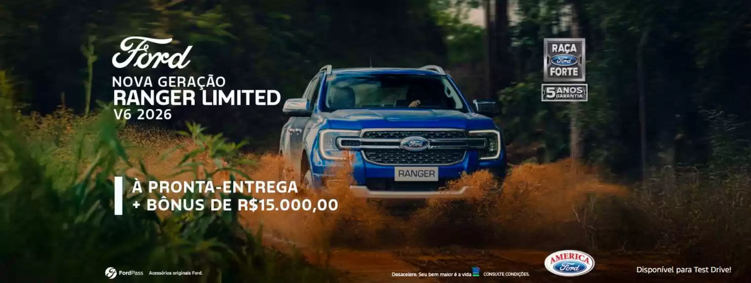 Catálogo América Ford em Capão do Leão | Ofertas América Ford | 2025-08-13T00:00:00.000Z - 2025-09-30T00:00:00.000Z