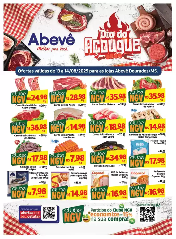 Catálogo Abevê Supermercados em Paraopeba | Ofertas e promoções atuais | 2025-08-13T00:00:00.000Z - 2025-08-14T00:00:00.000Z