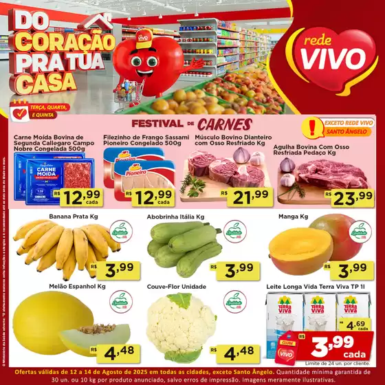 Catálogo Rede Vivo em Paraopeba | Encarte Rede Vivo | 2025-08-12T00:00:00.000Z - 2025-08-14T00:00:00.000Z
