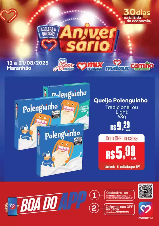 Catálogo Supermercados Mateus em São José de Ribamar | Ótima oferta para todos os clientes | 2025-08-12T00:00:00.000Z - 2025-08-21T00:00:00.000Z