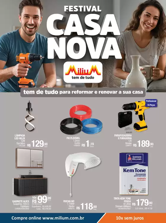 Catálogo Milium em Nova Lima | Tabloide Milium | 2025-08-13T00:00:00.000Z - 2025-08-18T00:00:00.000Z
