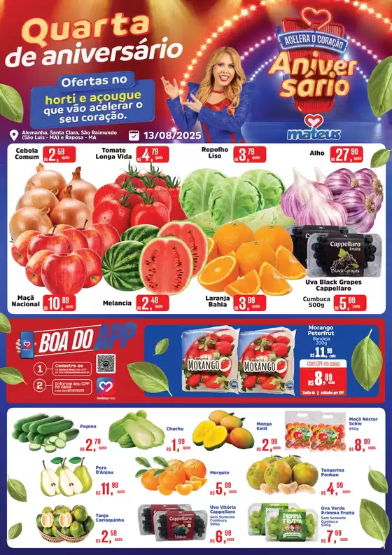 Catálogo Supermercados Mateus em São José de Ribamar | Ótima oferta para caçadores de pechinchas | 2025-08-13T00:00:00.000Z - 2025-08-13T00:00:00.000Z