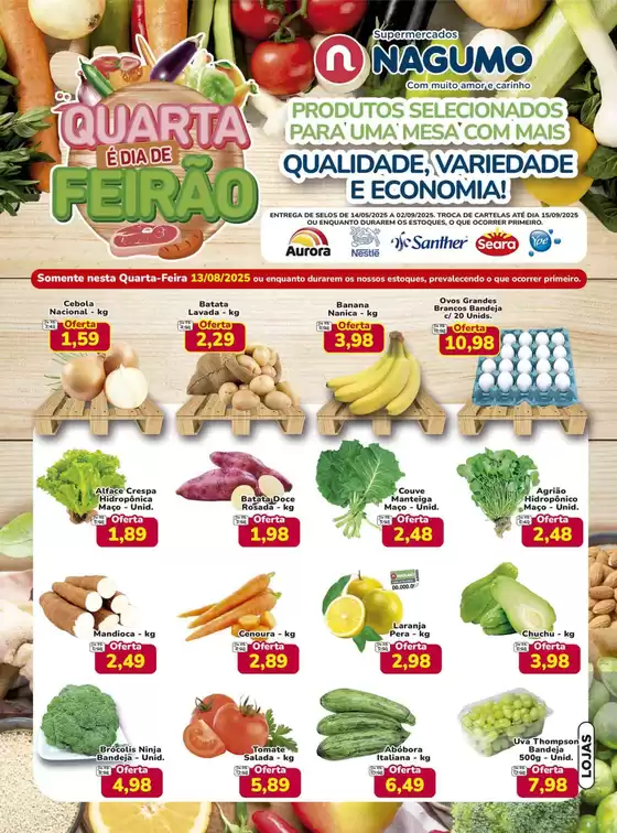Catálogo Nagumo em Mauá | Quarta do Feirão | 2025-08-13T00:00:00.000Z - 2025-08-13T00:00:00.000Z