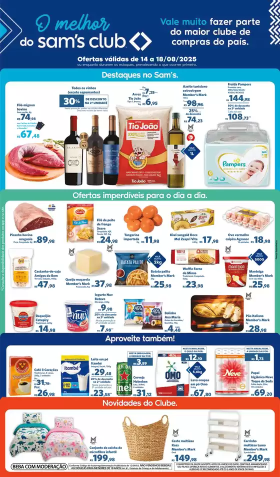 Catálogo Sam's Club em São Bernardo do Campo | Descontos e promoções | 2025-08-14T00:00:00.000Z - 2025-08-18T00:00:00.000Z