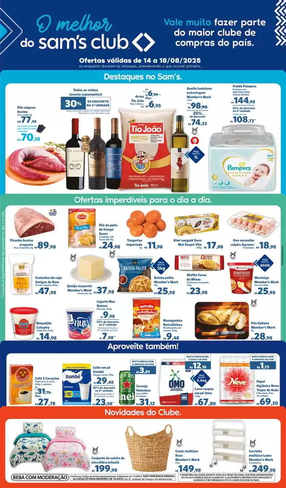 Catálogo Sam's Club em São Bernardo do Campo | Ofertas exclusivas | 2025-08-14T00:00:00.000Z - 2025-08-18T00:00:00.000Z
