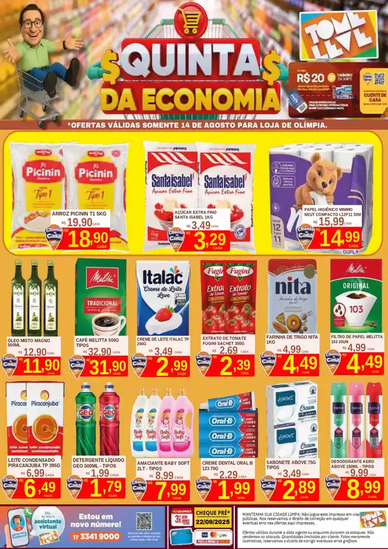 Catálogo Tome Leve em São Bernardo do Campo | Ótima oferta para todos os clientes | 2025-08-14T00:00:00.000Z - 2025-08-14T00:00:00.000Z