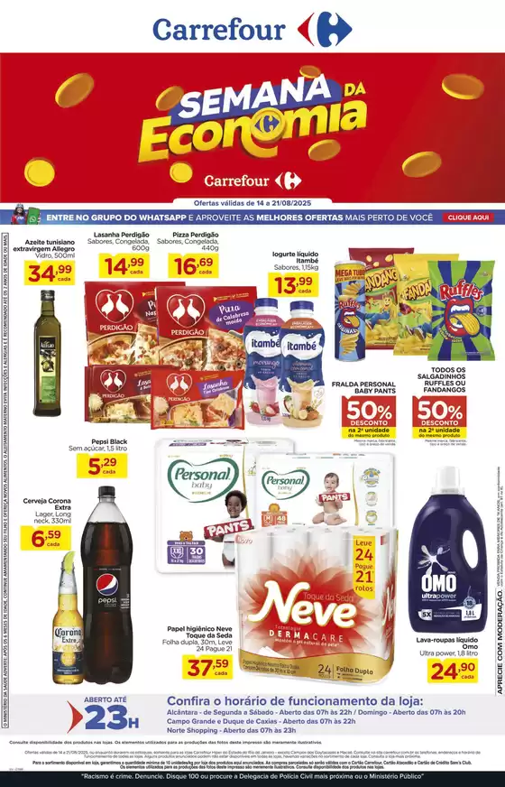 Ofertas especiais atraentes para todos